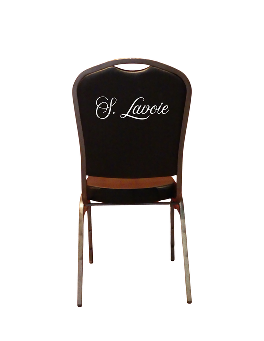 Chaise personnalisée