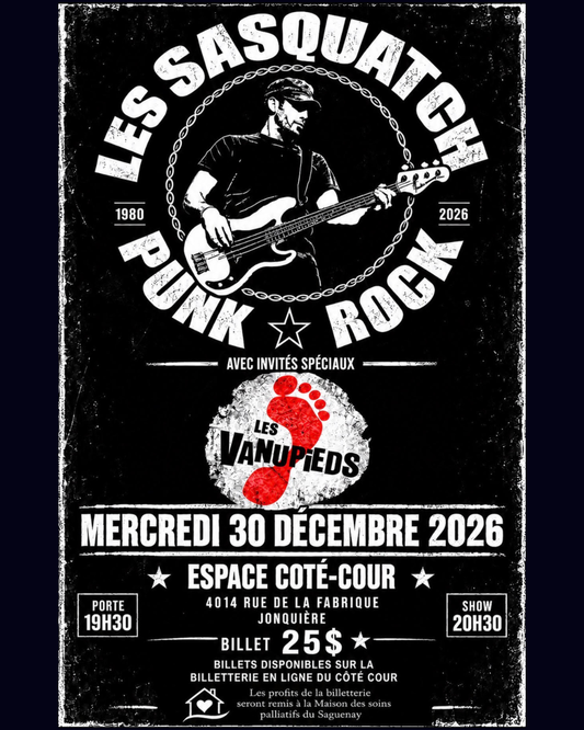 LES SASQUATCH ET LES VANUPIEDS